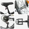 vidaXL V&eacute;lo de Montagne 24 Pouces 6-Vitesse pour les 8-12 ans Noir