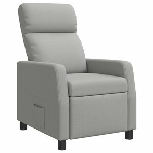 vidaXL Fauteuil inclinable Gris nuage Tissu