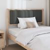 vidaXL T&ecirc;te de lit capitonn&eacute;e Marron 100 cm Pin massif