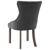 vidaXL Chaises &agrave; manger lot de 6 gris tissu