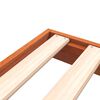 vidaXL Cadre de lit sans matelas cire marron 120x200cm bois pin massif