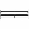 vidaXL Ensemble d'&eacute;tag&egrave;res murales 6 pcs Ch&ecirc;ne noir 100 x 25 x 30 cm