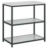 vidaXL &Eacute;tag&egrave;re de Cuisine HATTEM Argent&eacute; 90 x 50 x 92 cm Acier