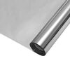 vidaXL Film solaire r&eacute;fl&eacute;chissant statique Argent&eacute; 60 x 1000 cm PVC