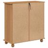 vidaXL Commode ASKIM Marron 91 x 40 x 95,5 cm Bois de pin massif