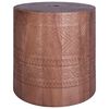 vidaXL Pied de parasol 28,05 kg Naturel bois d'acajou massif