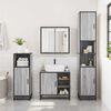 vidaXL Ensemble de meubles de salle de bain 3 pcs Sonoma gris