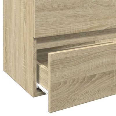 vidaXL Armoire d'évier Chêne sonoma 60x38,5x45 cm Aggloméré