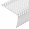 vidaXL Nez de marche forme en L 5 pcs aluminium 90 cm argent&eacute;
