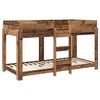 vidaXL Lit Superpos&eacute; pour Enfants Bois ancien 100 x 190 cm
