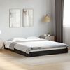 vidaXL Cadre de lit sans matelas noir 150x200 cm bois d'ing&eacute;nierie