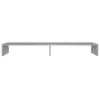 vidaXL Support de moniteur Sonoma gris 110x23,5x9 cm Bois d'ing&eacute;nierie