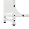 vidaXL Portant de bois chauffage blanc 90x28x65 cm