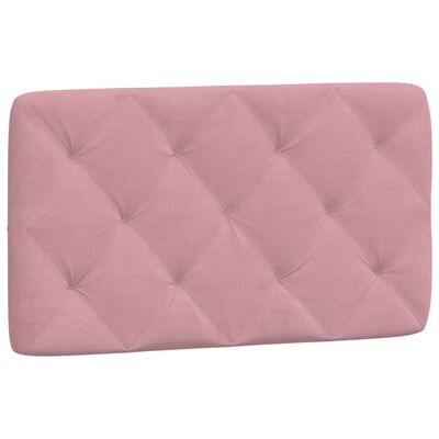 vidaXL Lit avec matelas rose 80x200 cm velours