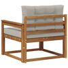 vidaXL Sofa de milieu ext&eacute;rieur Bois d'Acacia Massif Naturel