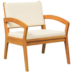 vidaXL Chaise de jardin 2 pc Huile Naturelle Bois d'Acacia Massif