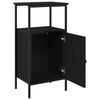 vidaXL Cabinet de chevet Chêne noir 41 x 31 x 80 cm Bois d'ingénierie