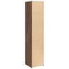 vidaXL Buffet haut ch&ecirc;ne marron 40x41x185 cm bois d'ing&eacute;nierie