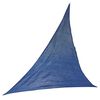 HI Voile de soleil avec 100 lumi&egrave;re LED Bleu 3,6x3,6x3,6 m