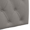 vidaXL T&ecirc;te de lit suspendue Montage mural Taupe 170 x 55 x 7 cm tissu