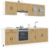 vidaXL Ensemble d'armoires de cuisine 8 pcs Kalmar bois d'ing&eacute;nierie
