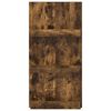 vidaXL &Eacute;tag&egrave;re &agrave; magazines avec &eacute;tag&egrave;re Ch&ecirc;ne fum&eacute; 51 x 11 x 102 cm