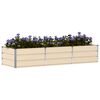 vidaXL Jardini&egrave;re Ivoire 240 x 80 x 75 cm Acier