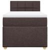 vidaXL Sommier &agrave; lattes de lit avec matelas Marron fonc&eacute; 90x190 cm