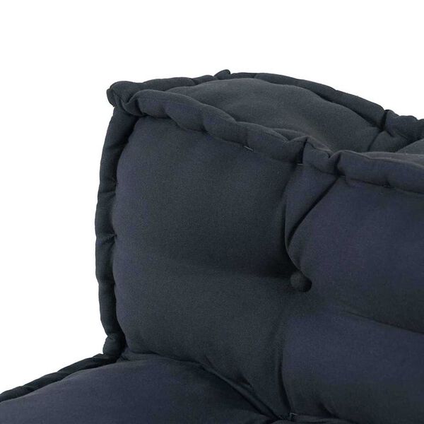 vidaXL Coussin de canapé 2 pcs Anthracite tissu