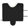 vidaXL Couverture &Eacute;quine Noir 105 cm Fleece polaire