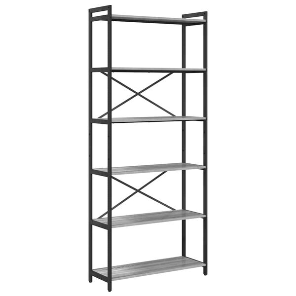vidaXL &Eacute;tag&egrave;re Sonoma gris 40 x 30 x 85 cm Bois d'ing&eacute;nierie