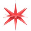 vidaXL Lumi&egrave;re de No&euml;l avec LED pliable rouge 57 cm