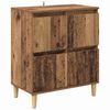 vidaXL Buffets 2 pcs Bois Ancien 60 x 35 x 70 cm Bois d'ing&eacute;nierie