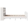 vidaXL Lit biblioth&egrave;que sans matelas blanc 160x200 cm bois pin massif