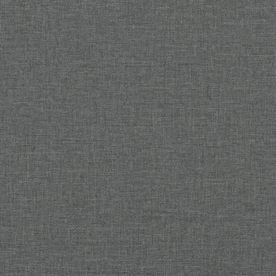 vidaXL Cadre de lit sans matelas gris foncé 90x200 cm tissu