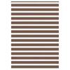 vidaXL Store z&egrave;bre marron 165x230cm largeur du tissu 160,9cm polyester