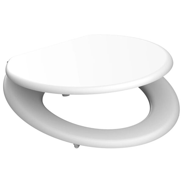 SCH&Uuml;TTE Si&egrave;ge de toilette WHITE noyau de bois