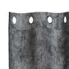 vidaXL Rideaux en velours 2 pcs Gris 245 x 140 cm Velours