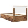 vidaXL Cadre de lit Bois ancien 100 x 200 cm Bois d'ing&eacute;nierie