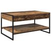 vidaXL Table basse Bois Ancien 80 x 50 x 40 cm Bois d'ing&eacute;nierie