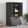 vidaXL Garde-robe industrielle Anthracite 90x50x180 cm M&eacute;tal