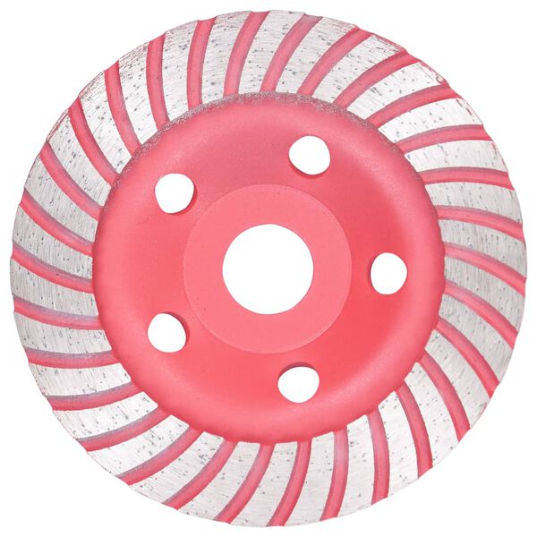 vidaXL Disque de broyage diamant&eacute; avec Turbo 125 mm