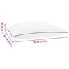 vidaXL Oreiller Shread Blanc 70 x 50 x 18 cm Mousse &agrave; m&eacute;moire de forme