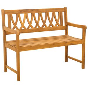 vidaXL Banc ext&eacute;rieur 2 -places 110 x 56 x 90 cm Bois d'Acacia Massif