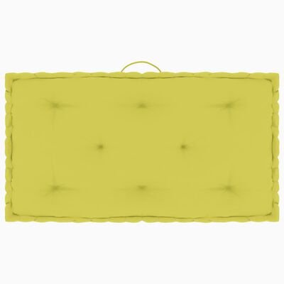 vidaXL Coussins de plancher de palette 5 pcs Vert pomme Coton