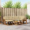 vidaXL Ensemble de canap&eacute;s d'ext&eacute;rieur 7 pcs Naturel et Beige