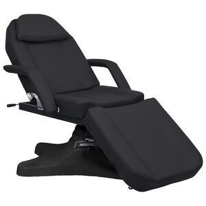 vidaXL Table de massage Noir 180x62x(86,5-118) cm