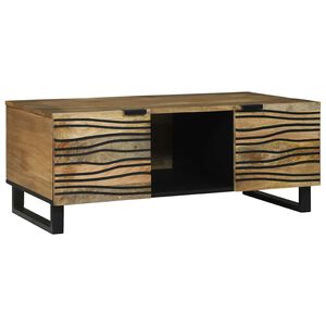 vidaXL Table basse Naturel 100 x 54 x 40 cm Bois d'ing&eacute;nierie