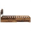 vidaXL Cadre de lit Bois ancien 90 x 190 cm Bois d'ing&eacute;nierie