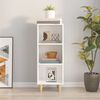 vidaXL Buffet Blanc 34,5x32,5x90 cm Bois d'ing&eacute;nierie